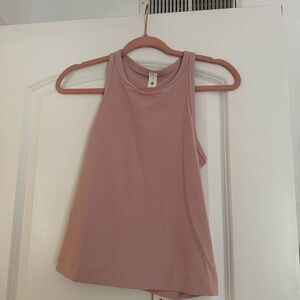 lululemon athletica women's Align waist length tank top in Pink Haze